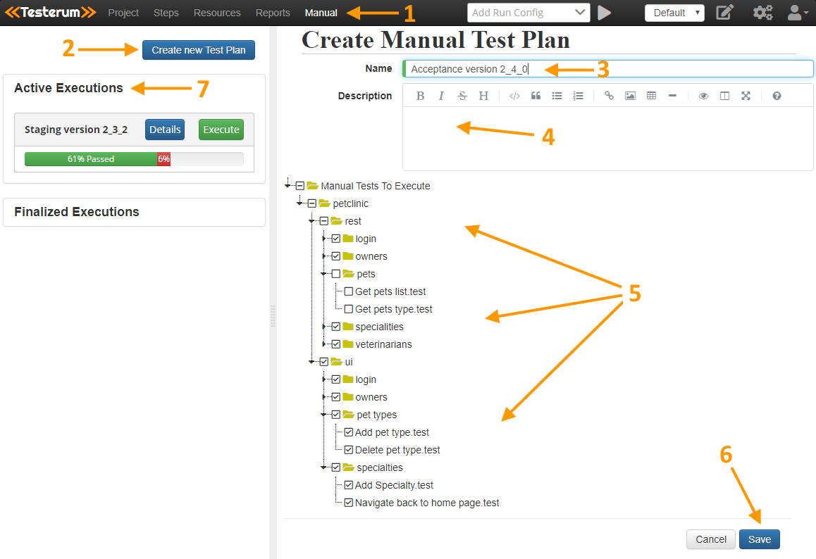 Create Manual Test Plan