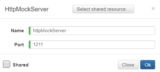 Set HTTP Mock Server port