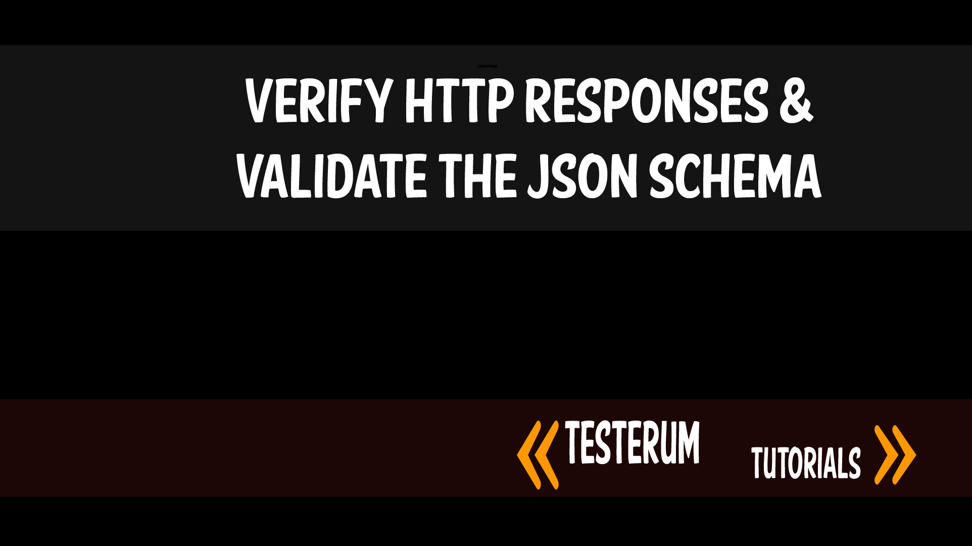 How to automate HTTP / REST testing