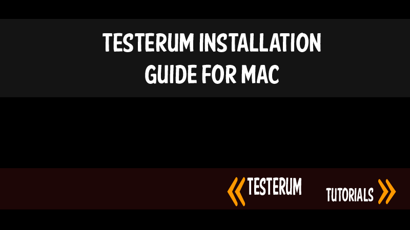 Installation Guide for Mac